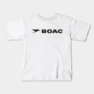 Vintage BOAC Airlines Kids T-Shirt